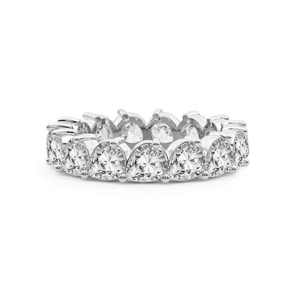 Pear Diamond Eternity Band