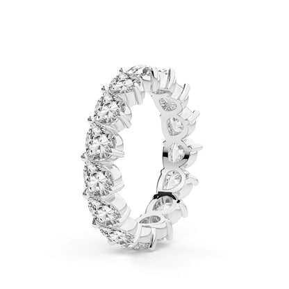 Pear Diamond Eternity Band