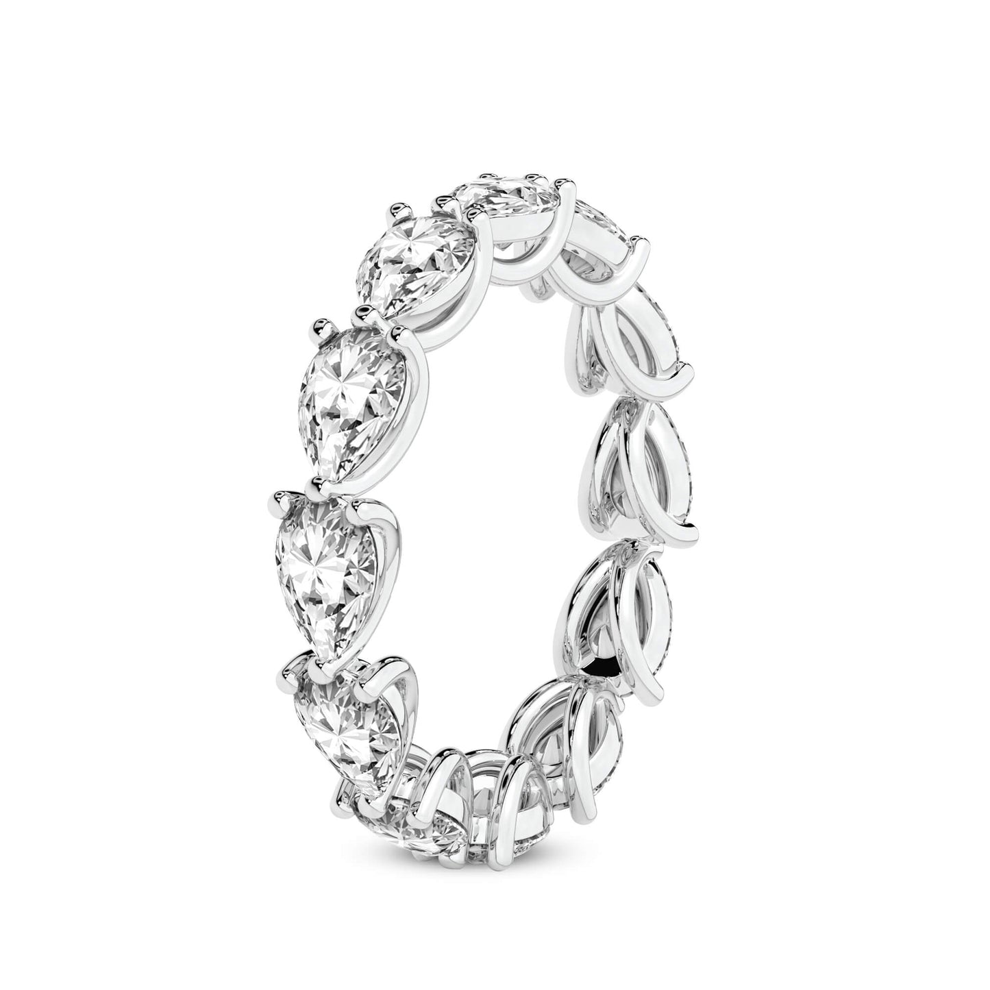 East-to-West Pear Diamond Eternity Band