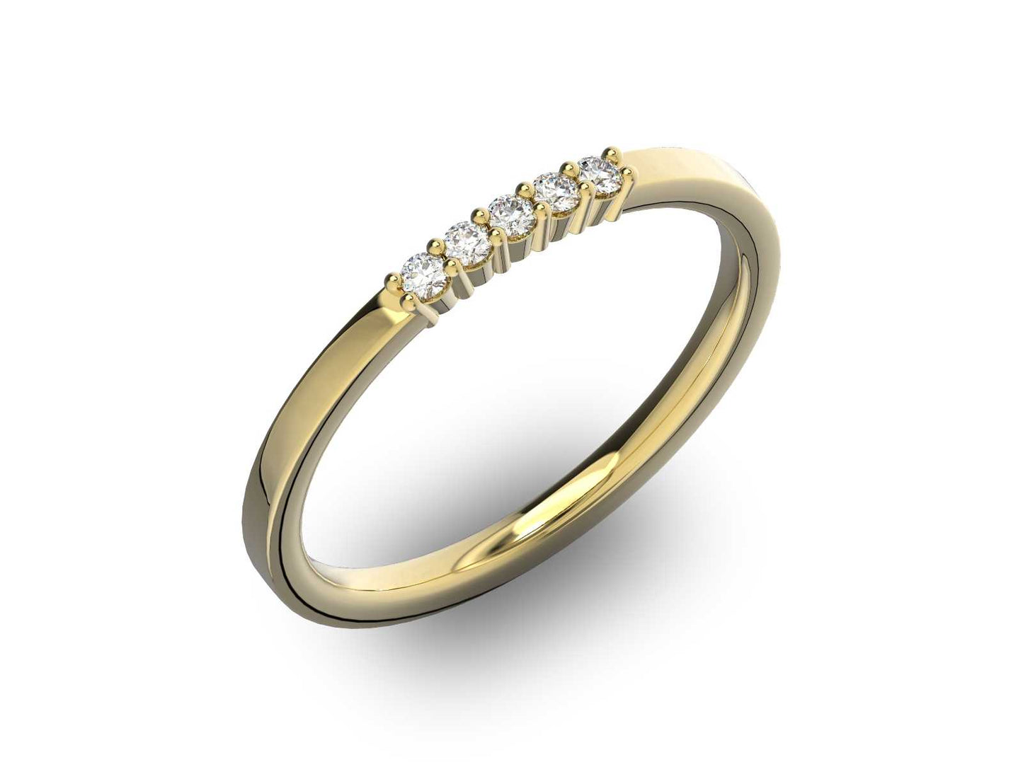 ANNIVERSARY BAND AB1002RDSP-5S-1.55