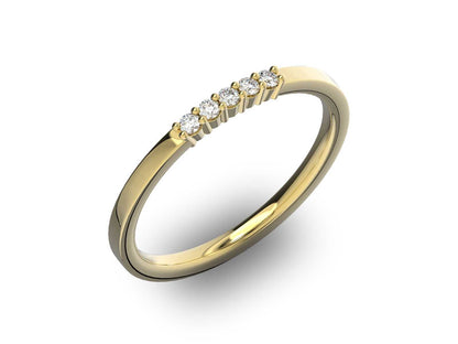 ANNIVERSARY BAND AB1002RDSP-5S-1.55