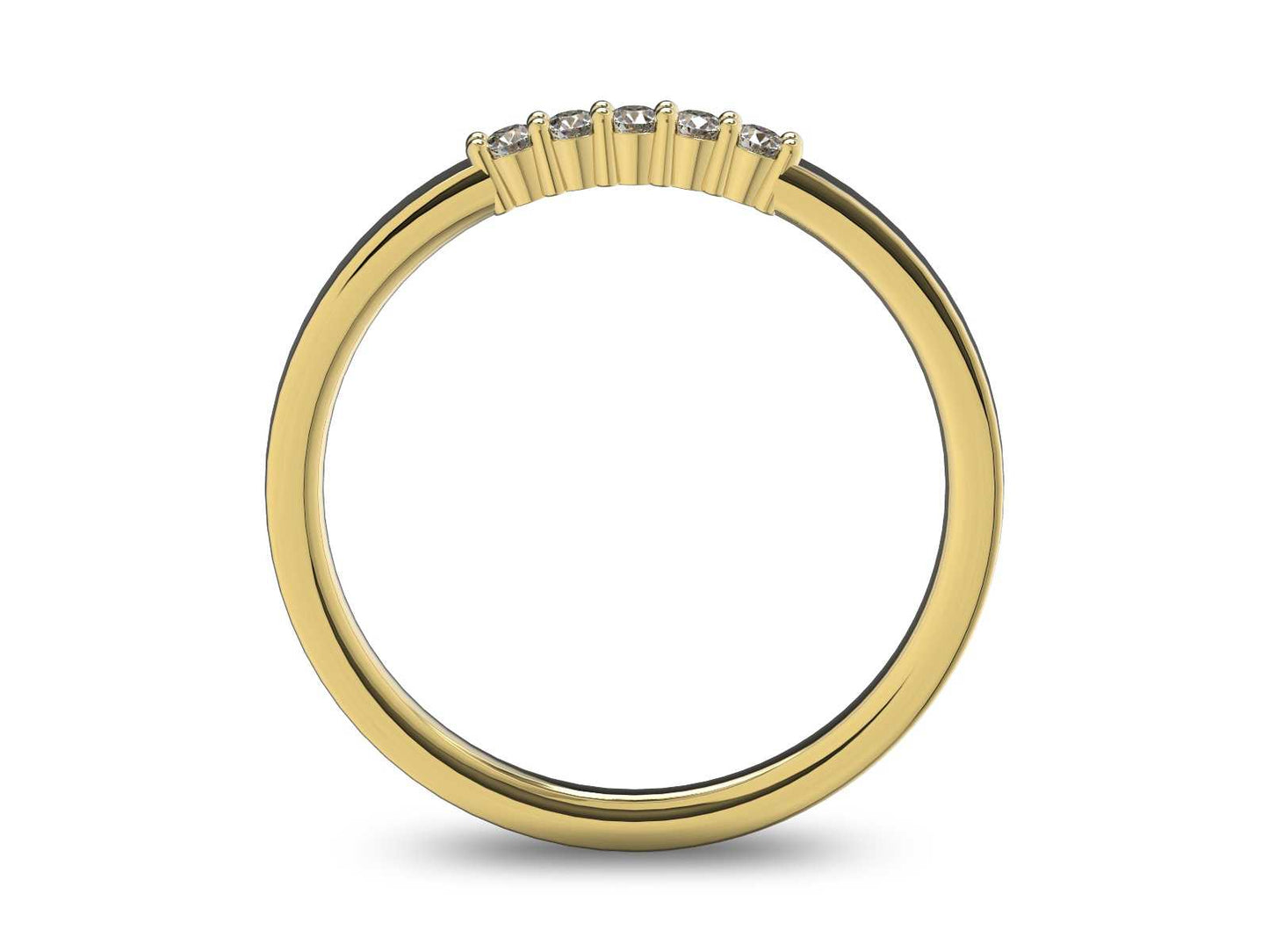 ANNIVERSARY BAND AB1002RDSP-5S-1.55