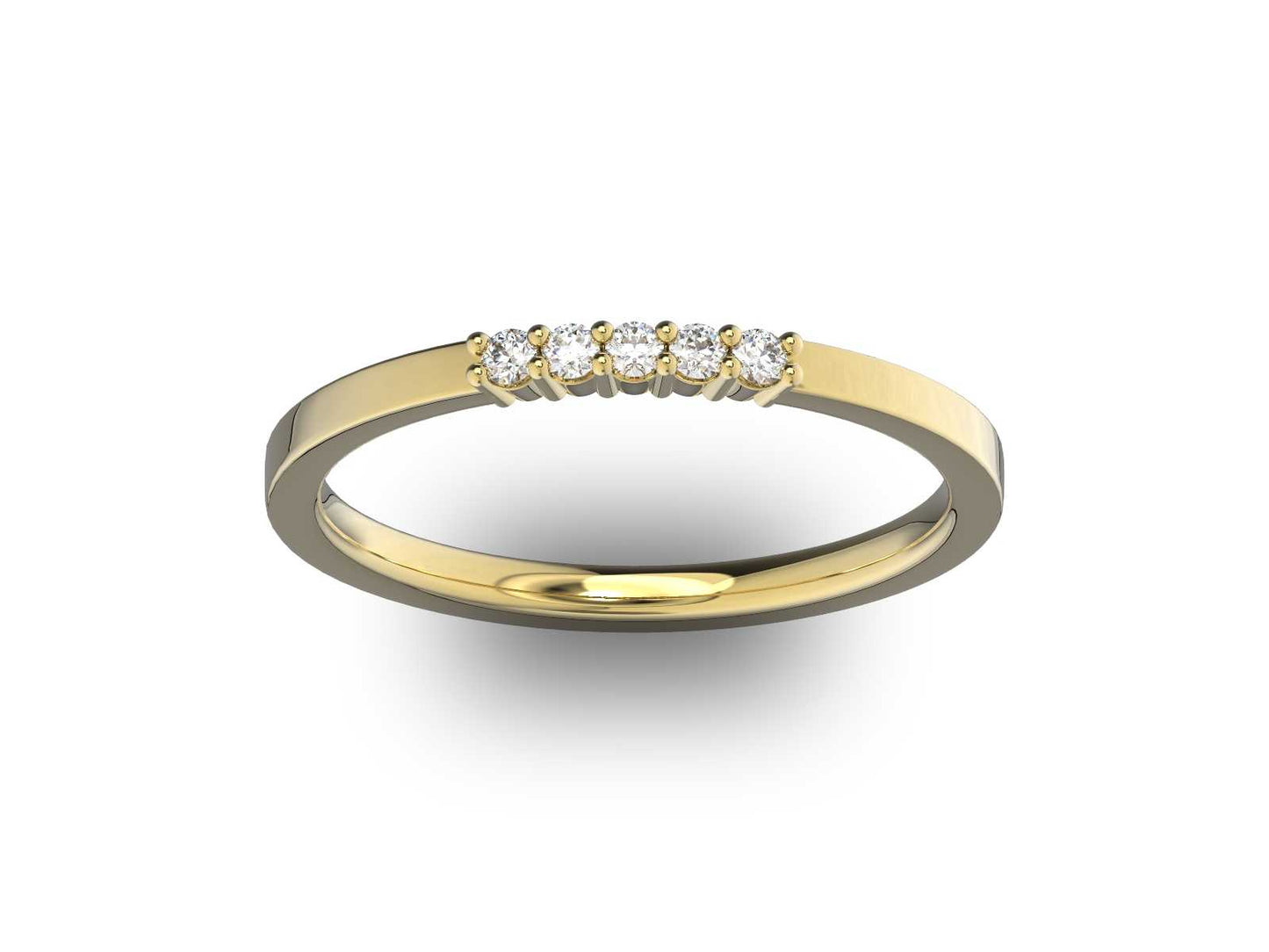 ANNIVERSARY BAND AB1002RDSP-5S-1.55