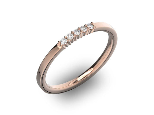 ANNIVERSARY BAND AB1002RDSP-5S-1.55