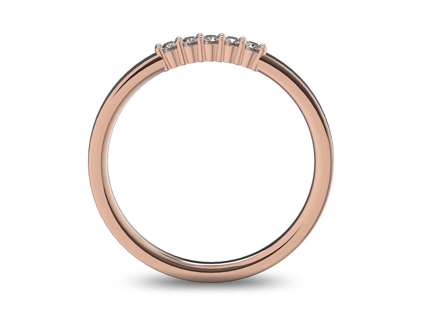 ANNIVERSARY BAND AB1002RDSP-5S-1.55