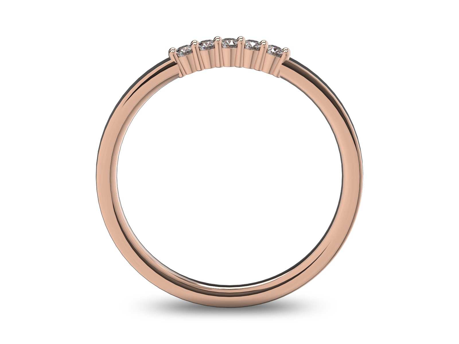 ANNIVERSARY BAND AB1002RDSP-5S-1.55