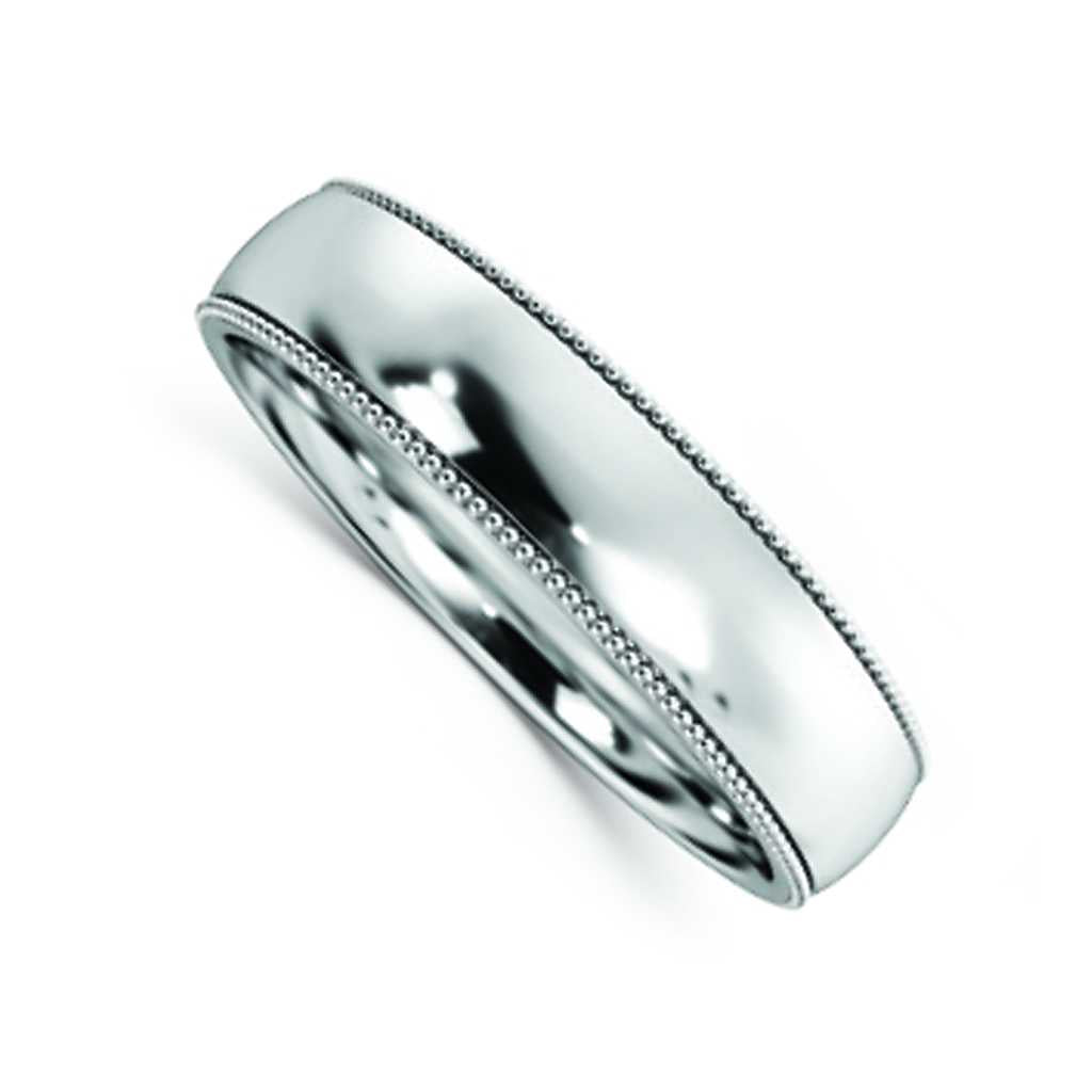 Plain WB Dome Millgrain Comfort Fit