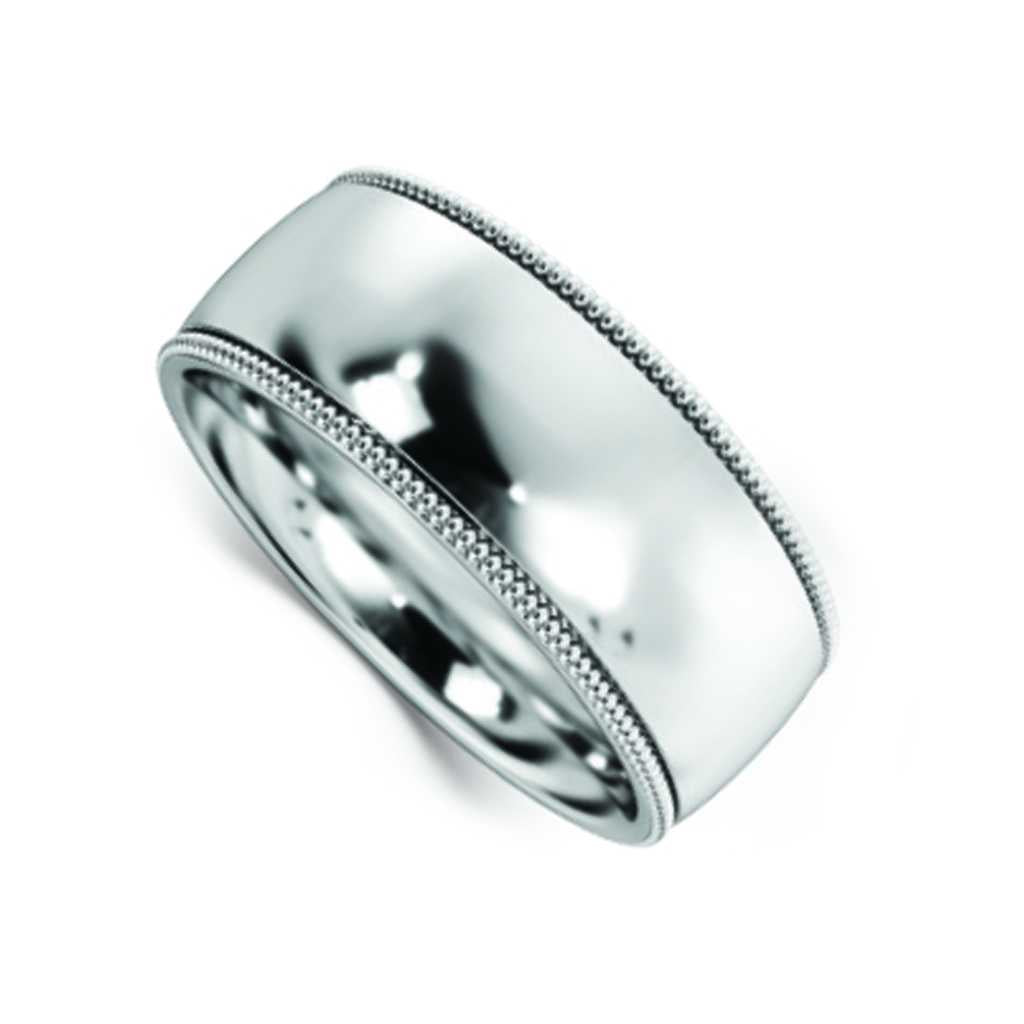 Plain WB Dome Millgrain Comfort Fit