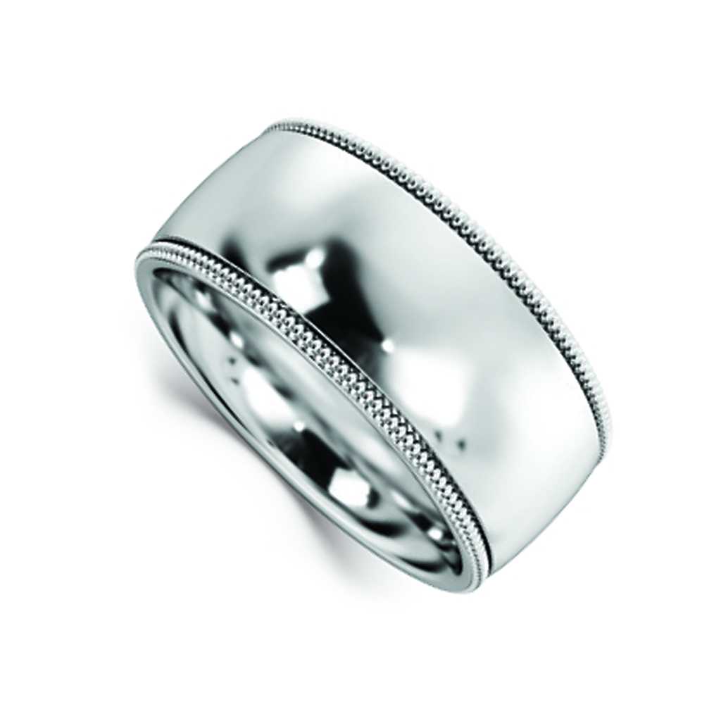 Plain WB Dome Millgrain Comfort Fit