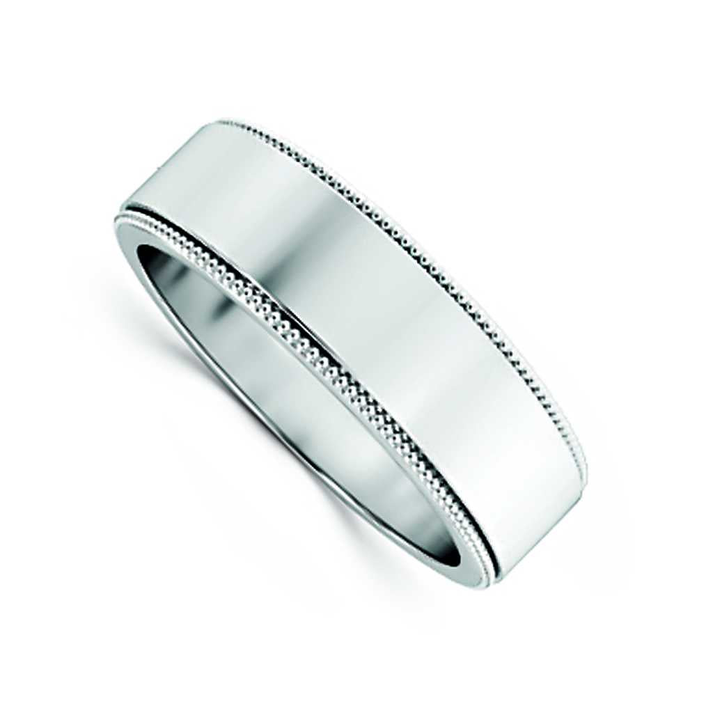 Plain WB Flat Comfort Fit Millgrain