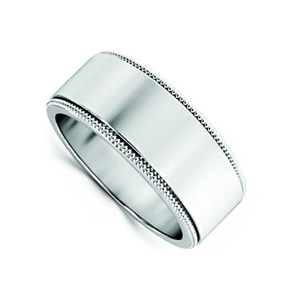 Plain WB Flat Comfort Fit Millgrain