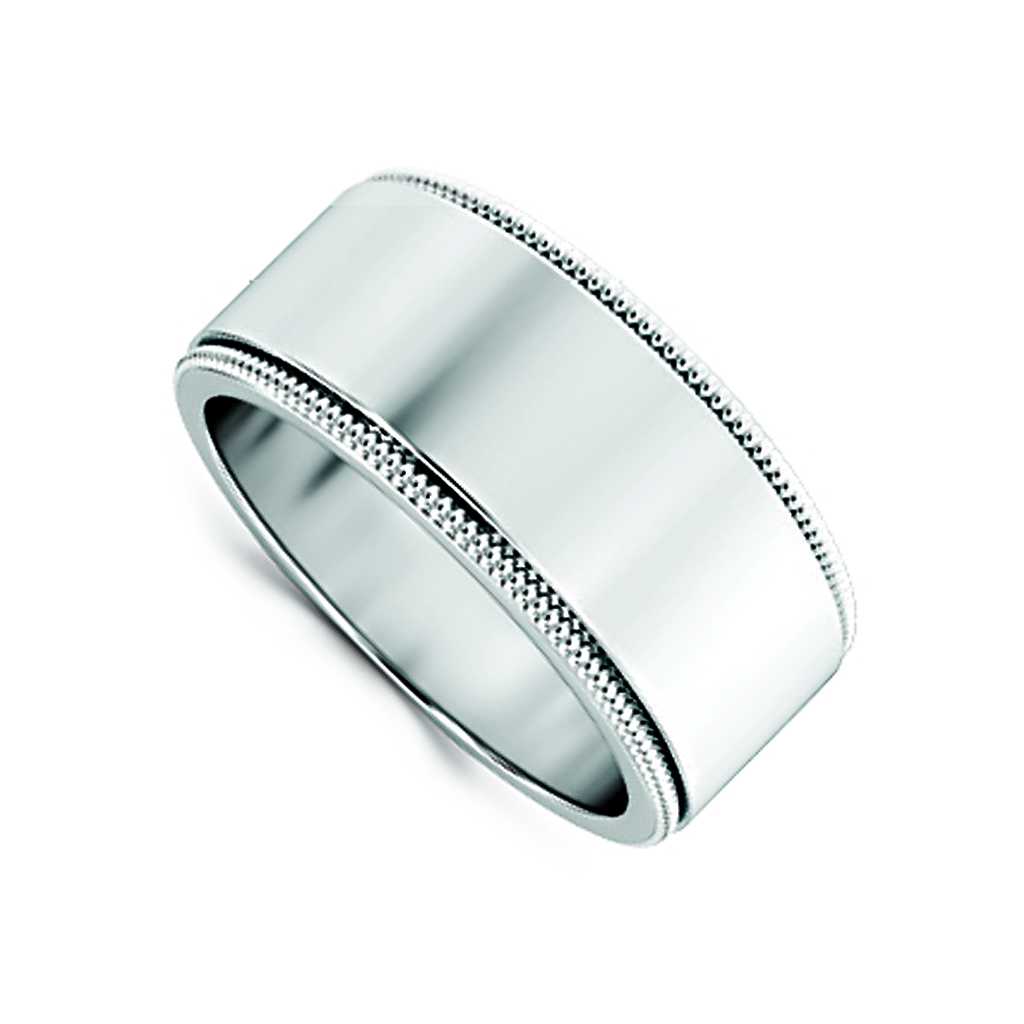 Plain WB Flat Non Comfort Fit Millgrain