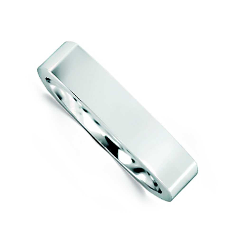 Plain WB Flat Euro Shaped Square Comfort Fit