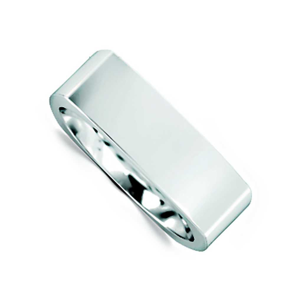 Plain WB Flat Euro Shaped Square Comfort Fit