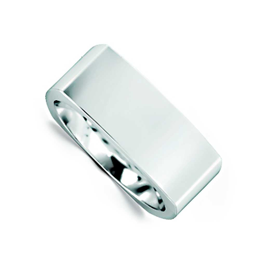 Plain WB Flat Euro Shaped Square Comfort Fit