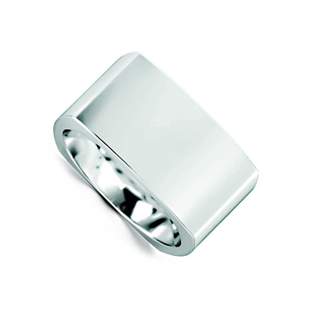 Plain WB Flat Euro Shaped Square Comfort Fit