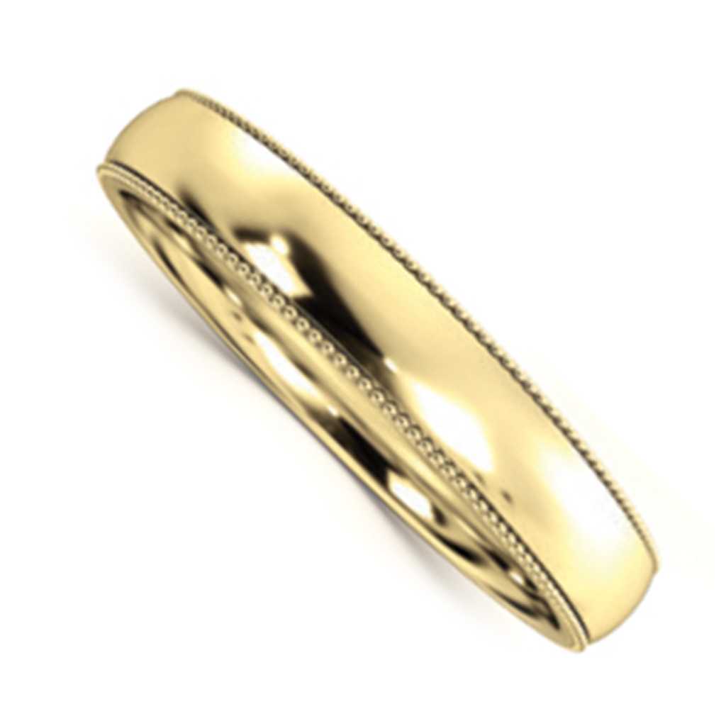 Plain WB Dome Millgrain Comfort Fit