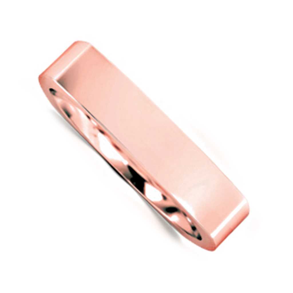 Plain WB Flat Euro Shaped Square Comfort Fit