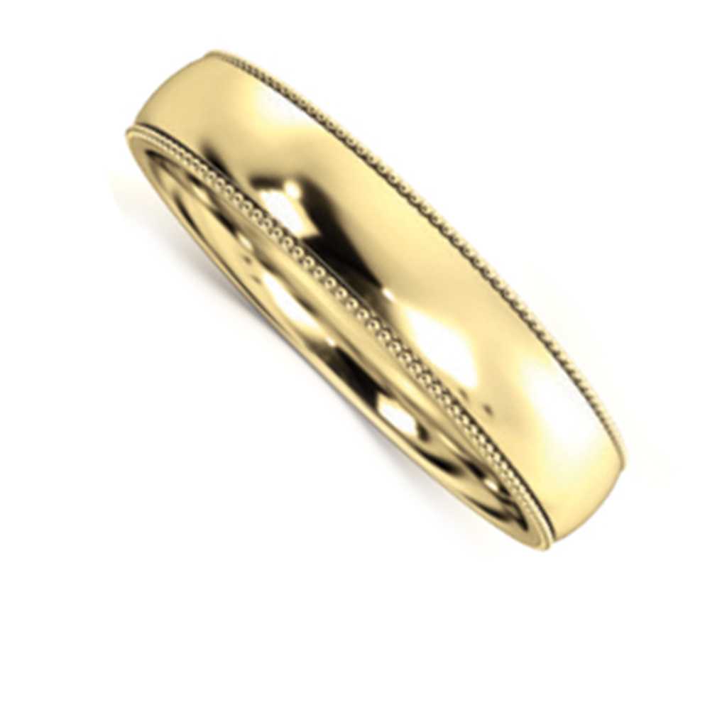 Plain WB Dome Millgrain Comfort Fit