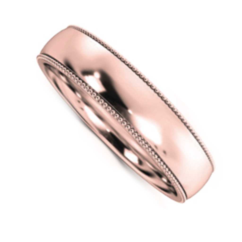 Plain WB Dome Millgrain Comfort Fit