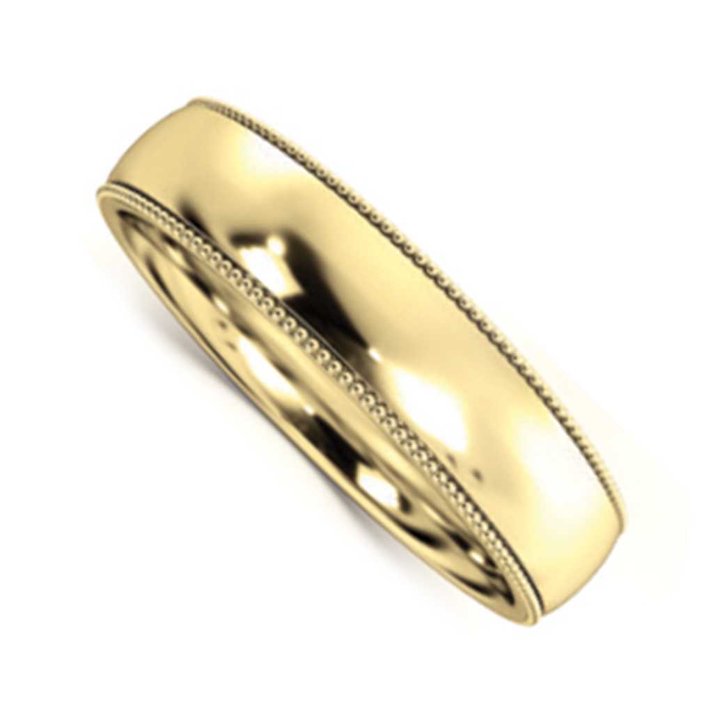 Plain WB Dome Millgrain Comfort Fit