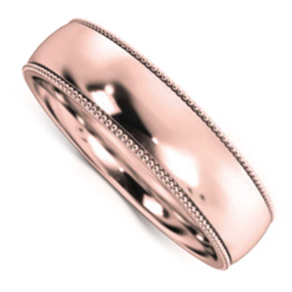 Plain WB Dome Millgrain Comfort Fit