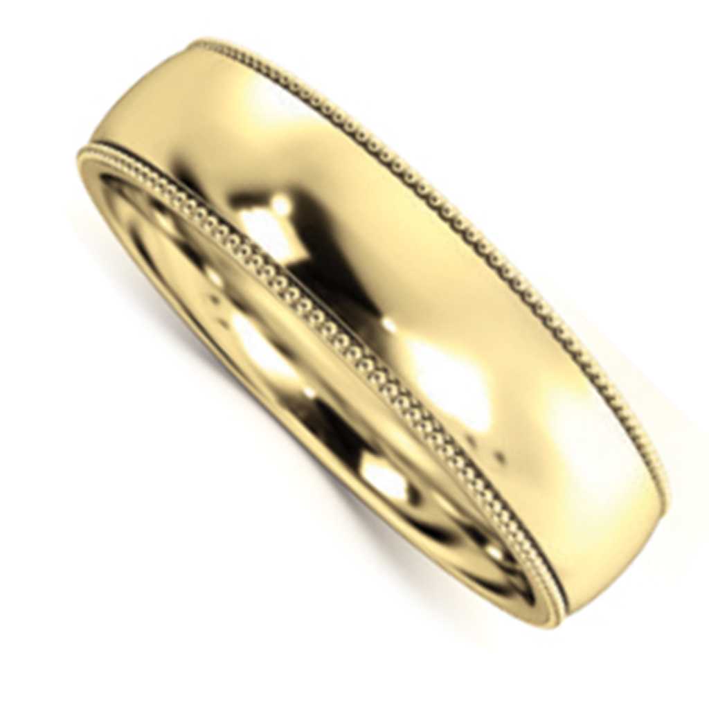 Plain WB Dome Millgrain Comfort Fit