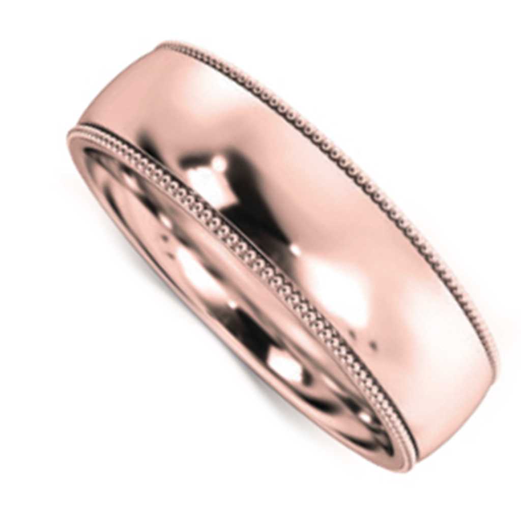 Plain WB Dome Millgrain Comfort Fit