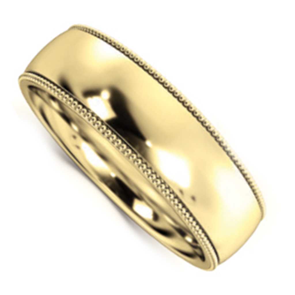 Plain WB Dome Millgrain Comfort Fit