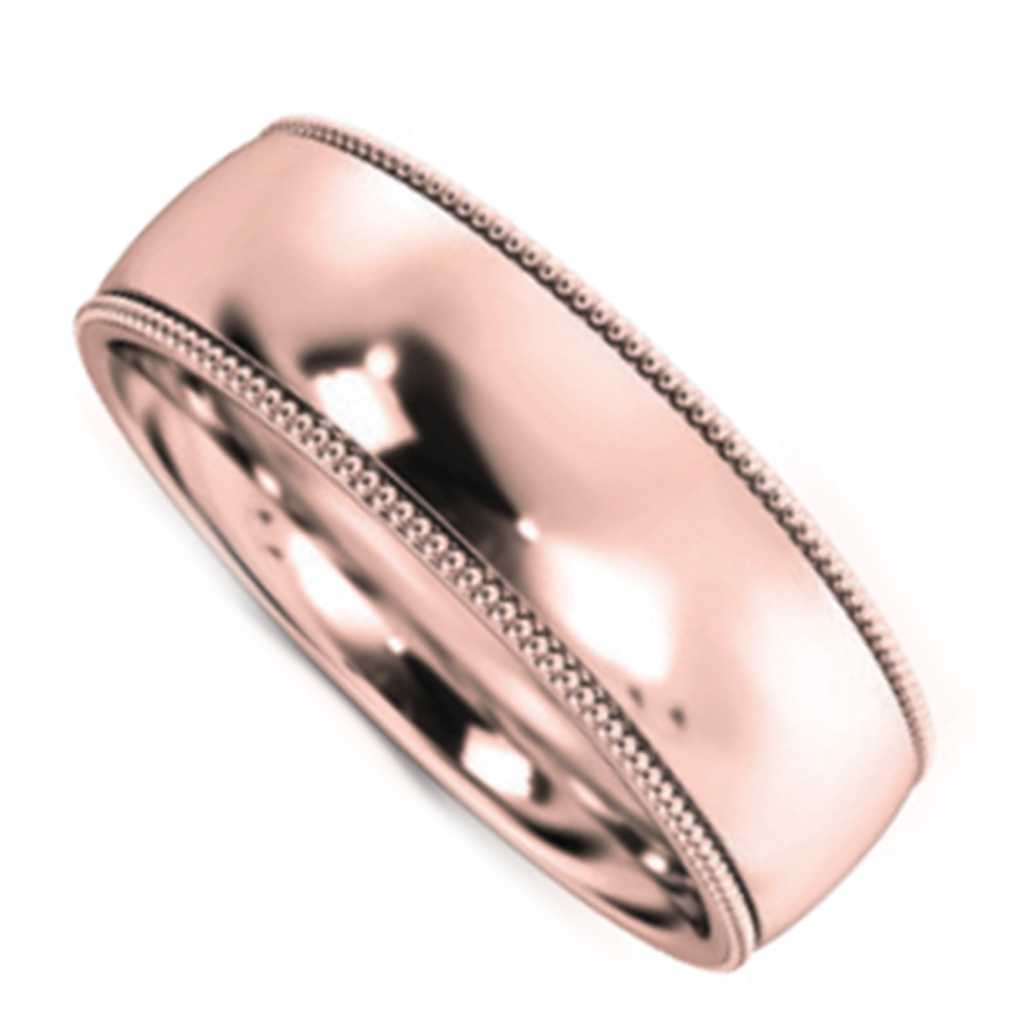 Plain WB Dome Millgrain Comfort Fit