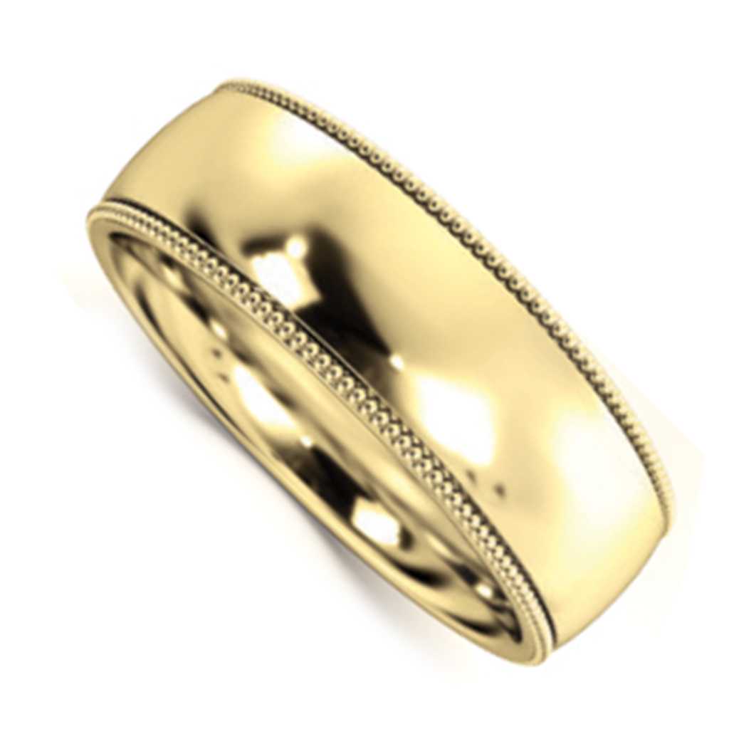 Plain WB Dome Millgrain Comfort Fit