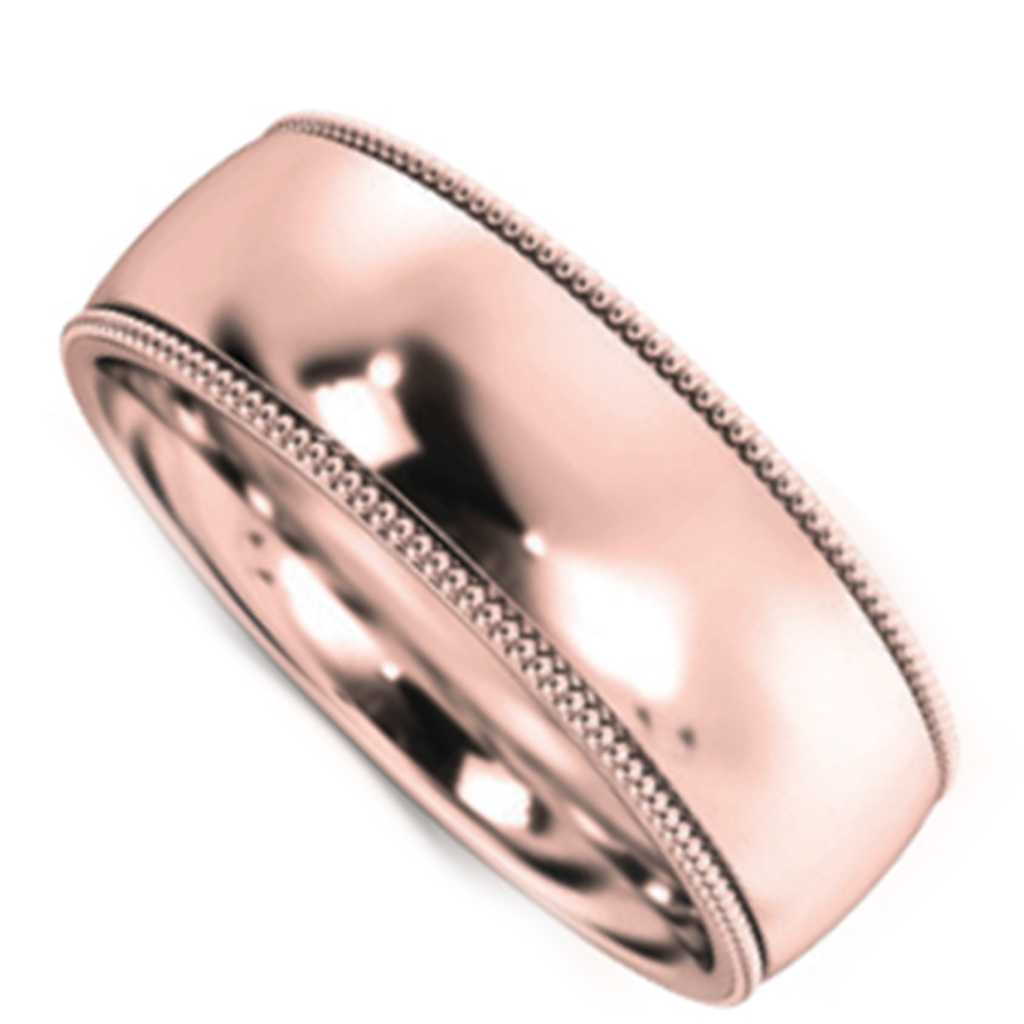 Plain WB Dome Millgrain Comfort Fit