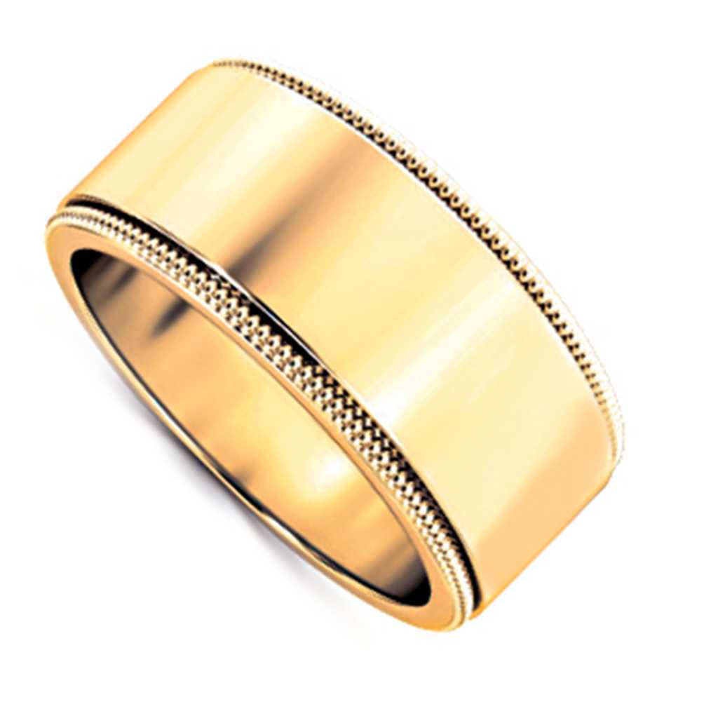 Plain WB Flat Non Comfort Fit Millgrain