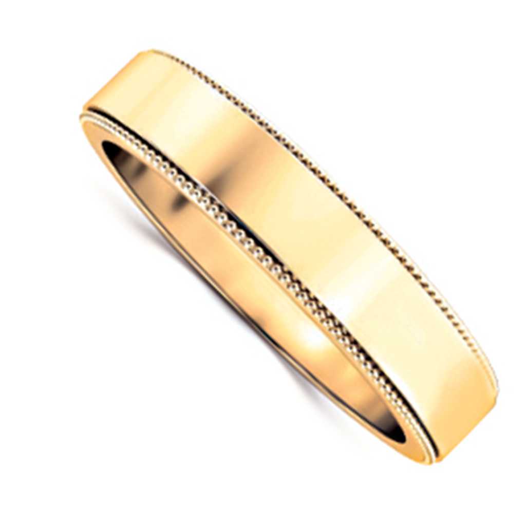 Plain WB Flat Non Comfort Fit Millgrain