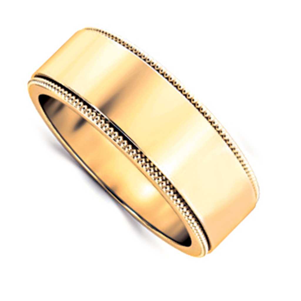 Plain WB Flat Non Comfort Fit Millgrain