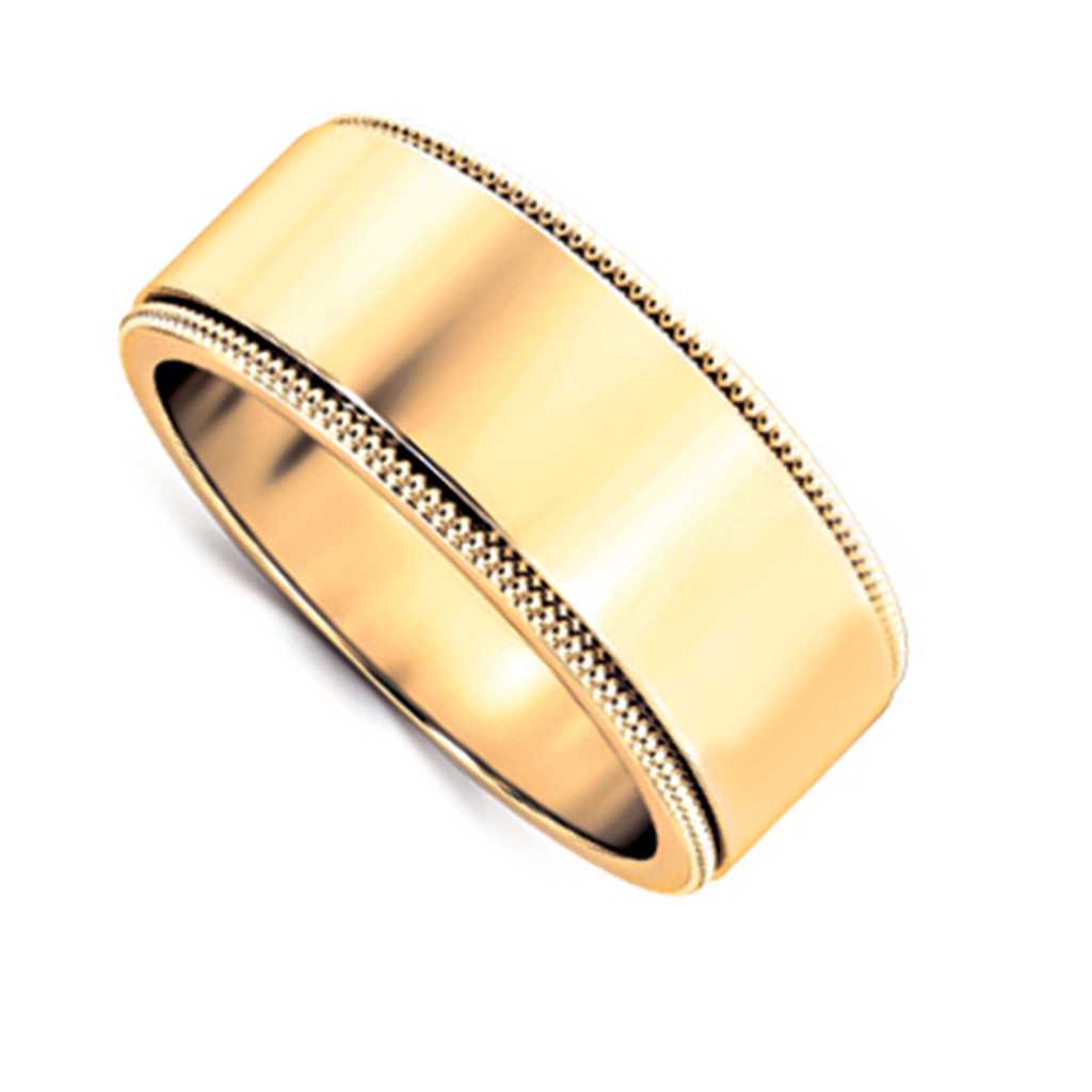 Plain WB Flat Non Comfort Fit Millgrain