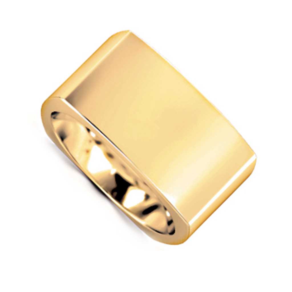 Plain WB Flat Euro Shaped Square Comfort Fit