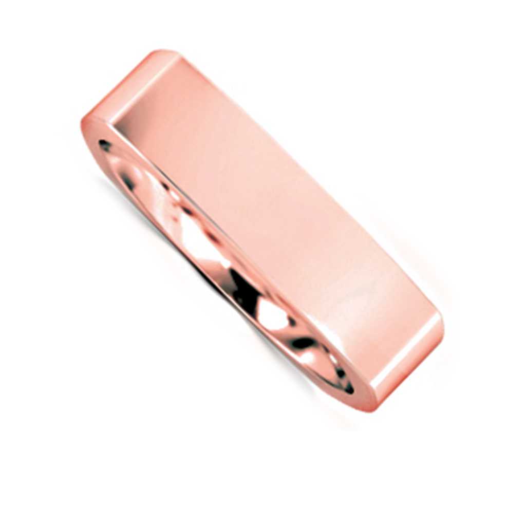 Plain WB Flat Euro Shaped Square Comfort Fit