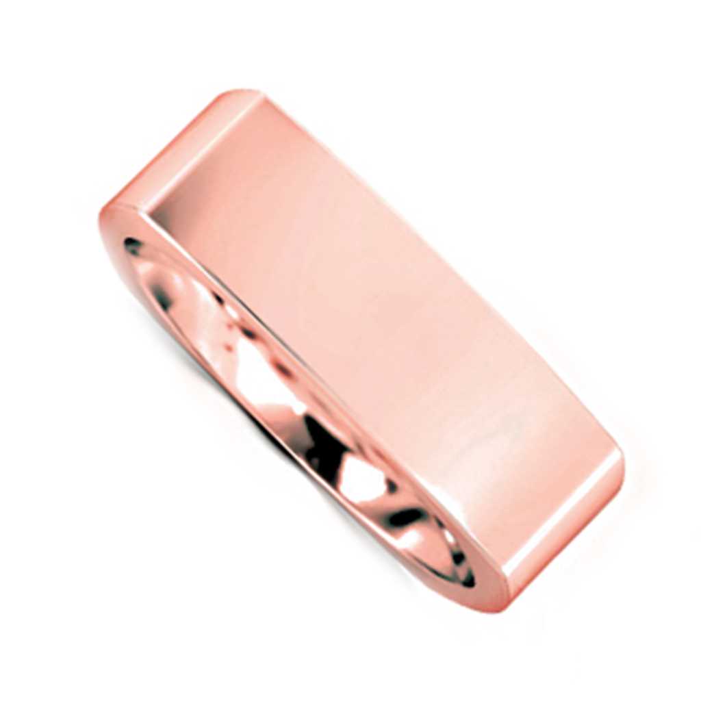 Plain WB Flat Euro Shaped Square Comfort Fit