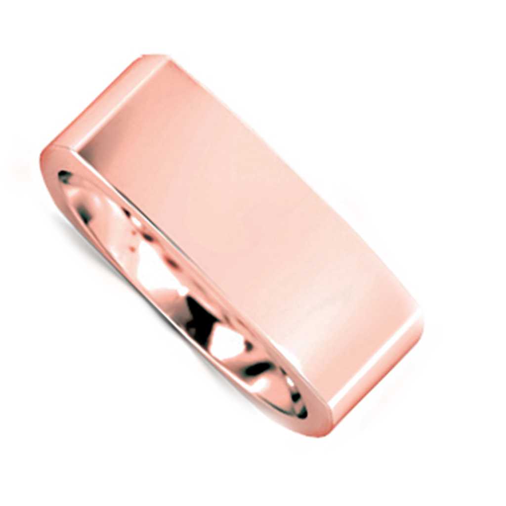 Plain WB Flat Euro Shaped Square Comfort Fit