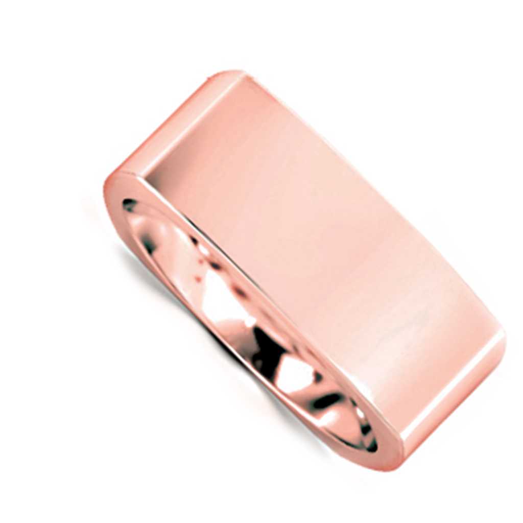 Plain WB Flat Euro Shaped Square Comfort Fit