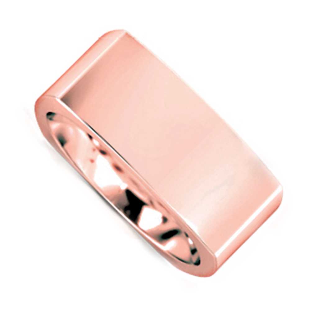 Plain WB Flat Euro Shaped Square Comfort Fit