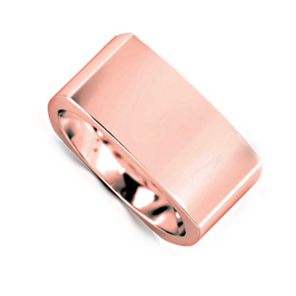 Plain WB Flat Euro Shaped Square Comfort Fit