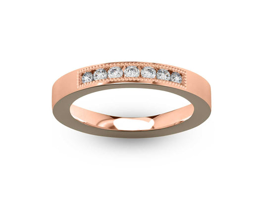 ANNIVERSARY BAND AB1609RDCSM-7S-1.7