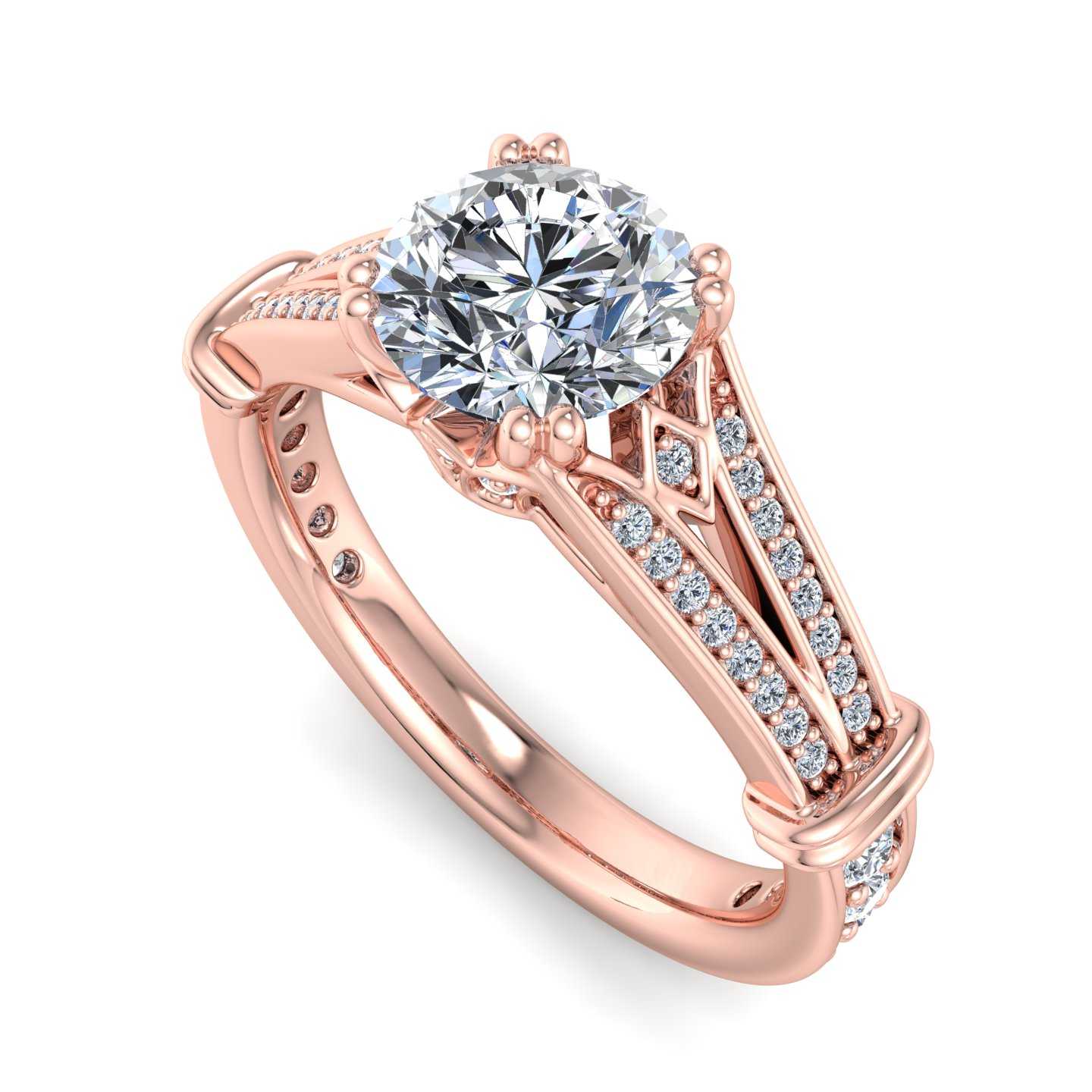 Engagement Ring ERSM0039-1.00RB