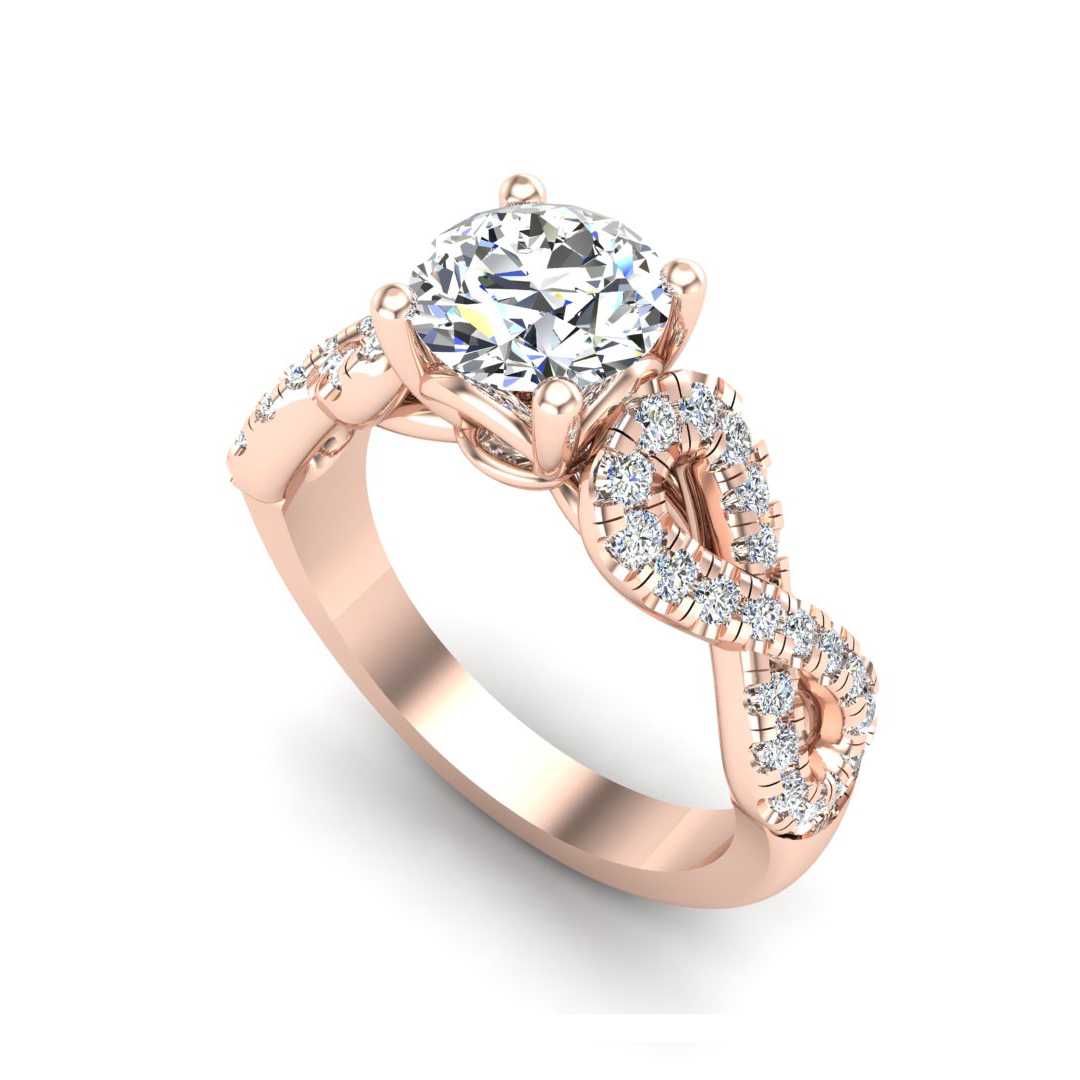 Engagement Ring ERSM0048-1.00RB