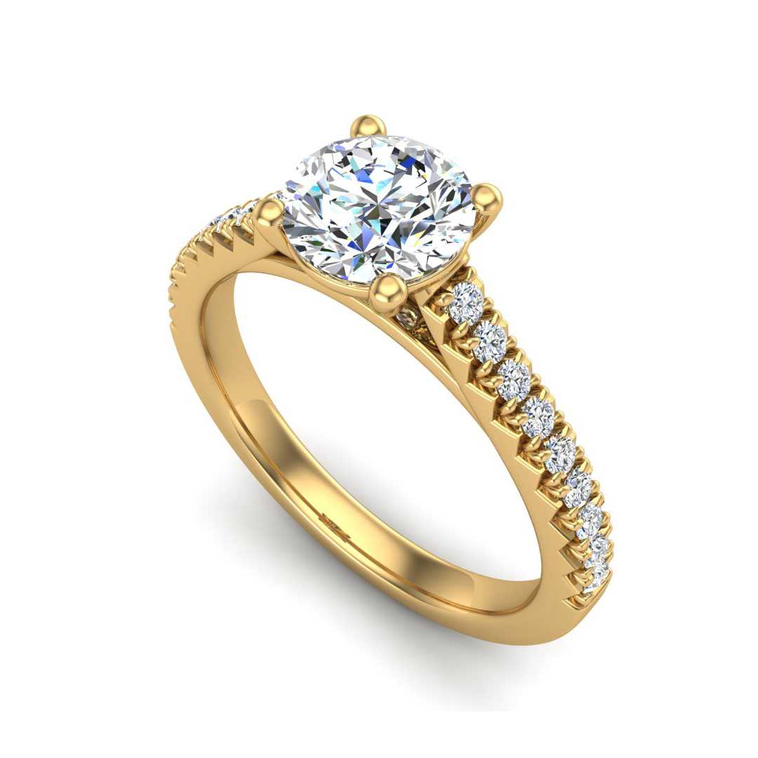 Engagement Ring ERSM0041-1.00RB