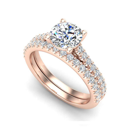 Engagement Ring Wedding Band - ERWS0042 - 1.00RB