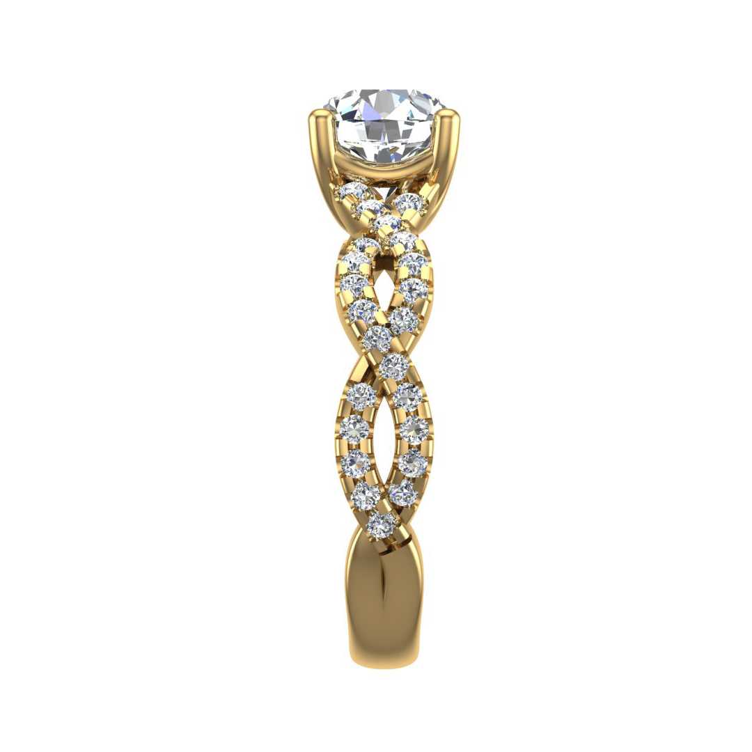 Engagement Ring ERSM0046-1.00RB