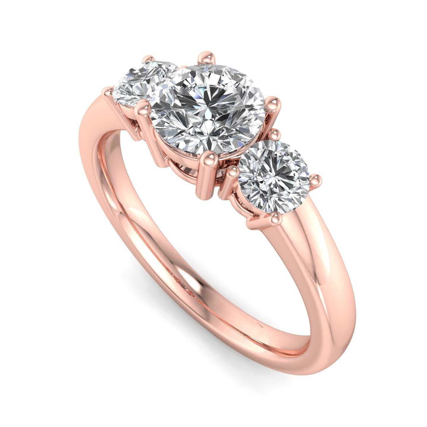 Engagement Ring ERTS0077-0.75RB